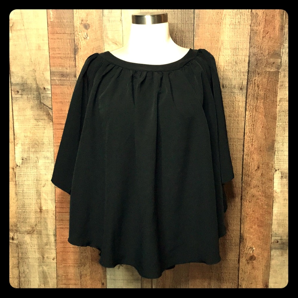 3/$15 Kimono Dolman Cape Top Paper Tee